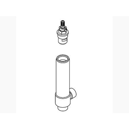 Kohler 1/2  Valve Assembly, Hot 1354690